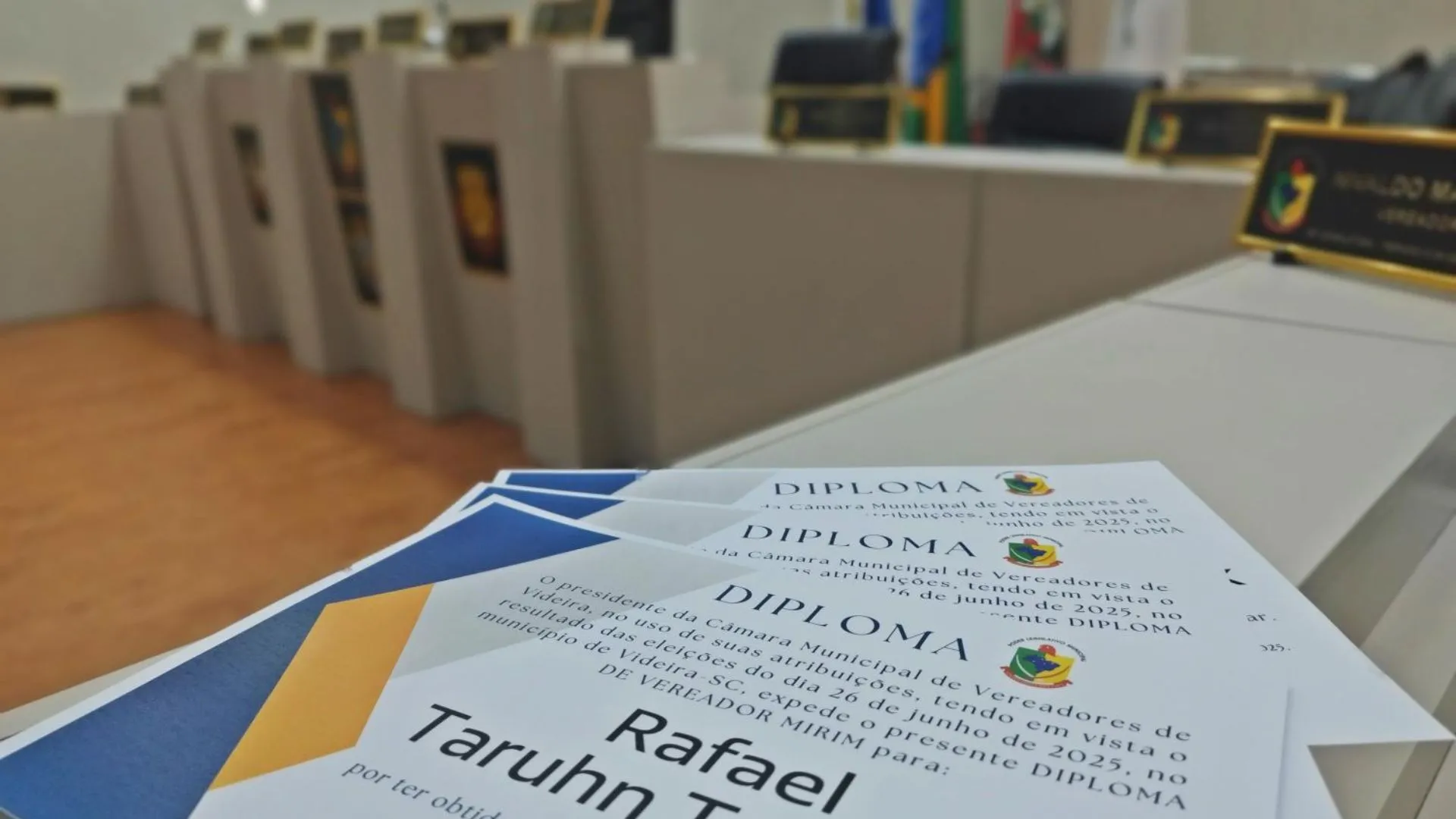 Posse dos Vereadores Mirins de Videira acontece na próxima quinta-feira