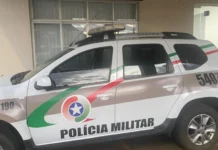 Homem é preso com caminhão de placas adulteradas em Treze Tílias
