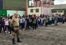 Primeira escola cívico-militar estadual é implantada oficialmente em Videira