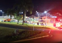 Motociclista fica ferido em colisão frontal em Videira