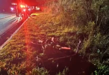 Motociclista morre após colisão na SC-350 em Lebon Régis