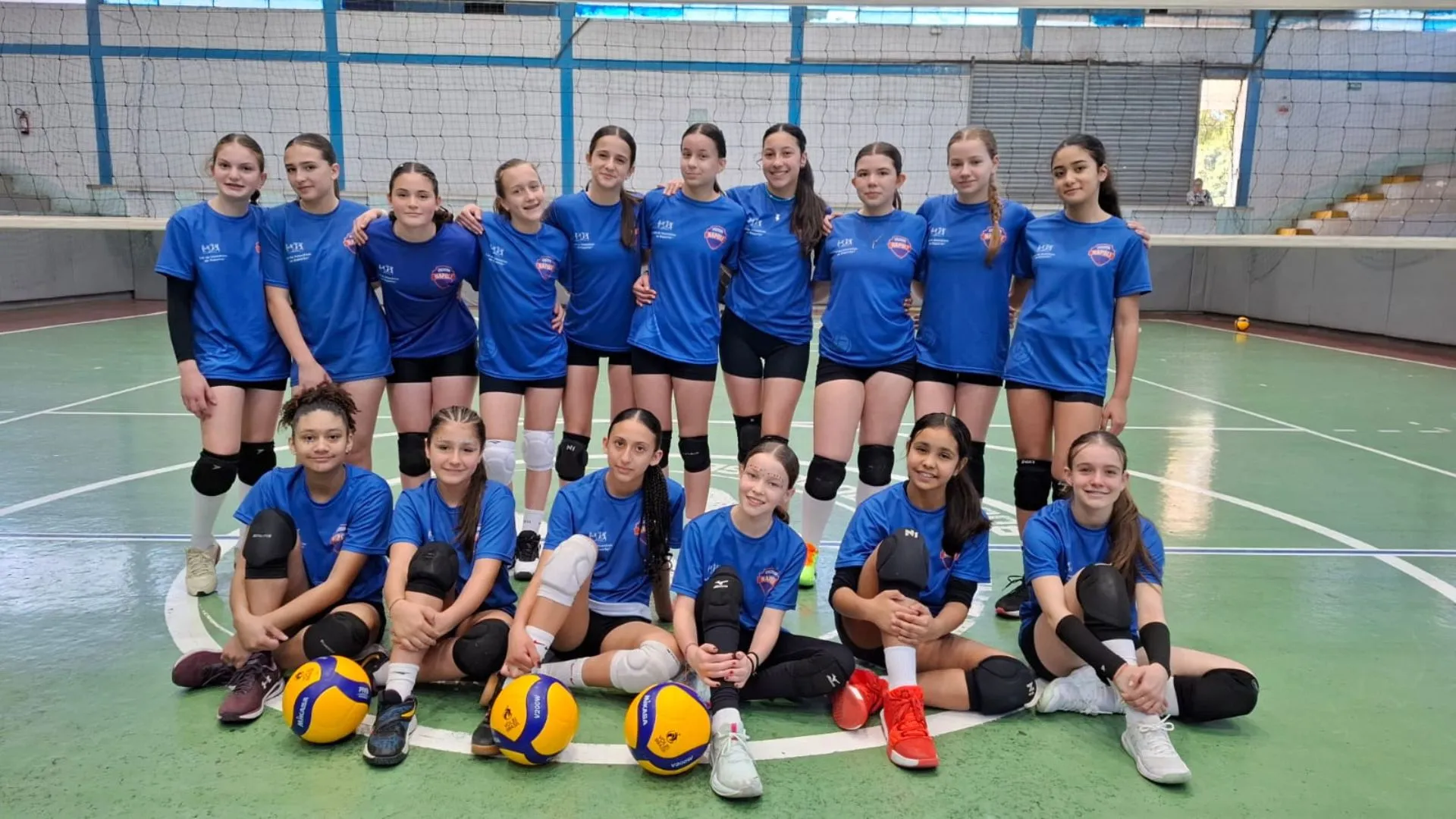 Base do Napoli treina para etapa do Estadual Sub-15