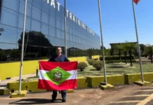 Bombeiro de Videira participa de curso internacional sobre produtos perigosos