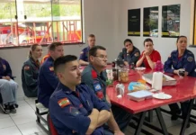 Bombeiros de Videira recebem capacitação sobre atendimento à mulher vítima de violência