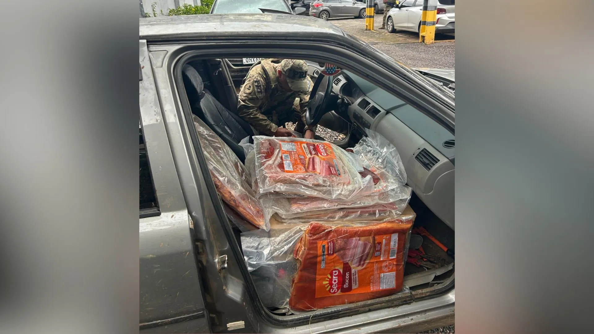 PRF recupera carga de carne roubada após perseguição no Meio-Oeste