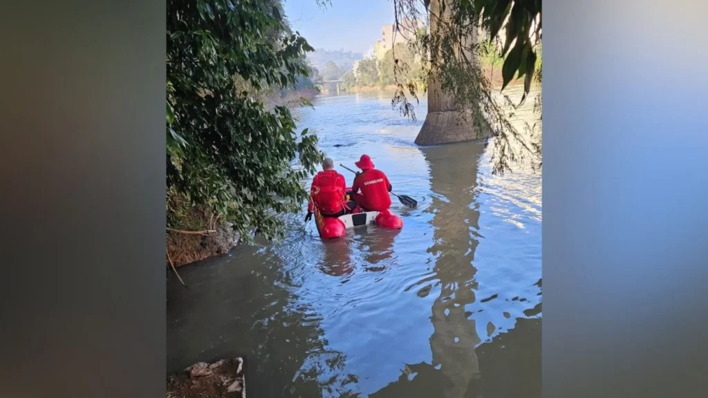 Corpo é encontrado no Rio do Peixe em Videira