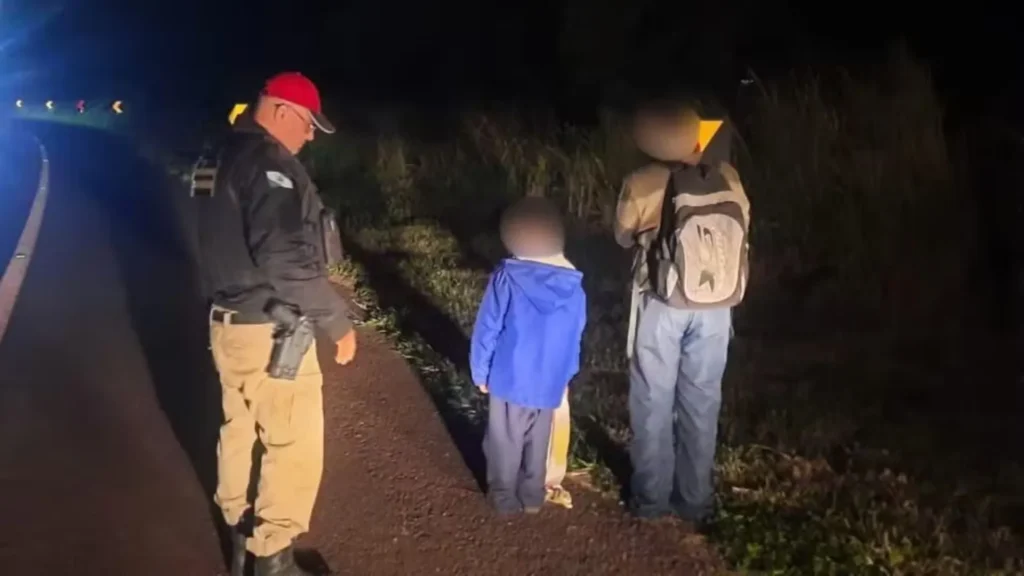 Crianças são resgatadas após fugirem para encontrar influenciador no Paraná