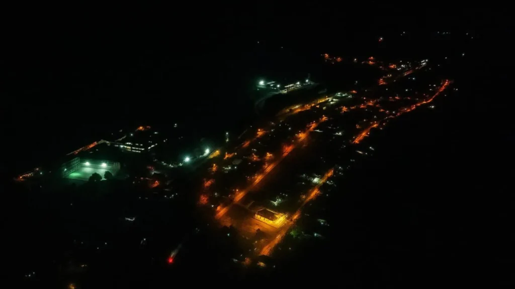 Taquara Verde recebe 100% de iluminação pública em LED