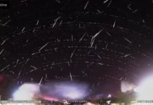 Céu de Santa Catarina é iluminado por mais de 800 meteoros