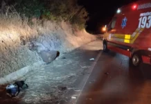 Grave acidente termina com a morte de jovem motociclista