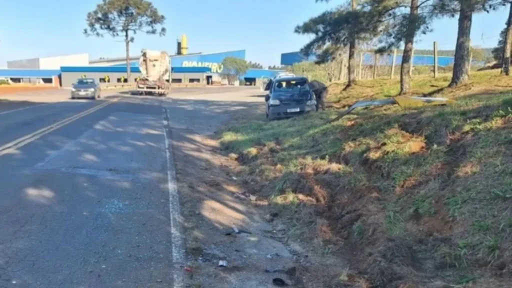 Motorista sem habilitação se envolve em acidente na SC-150