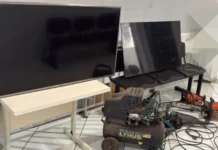 Objetos de origem suspeita são apreendidos em ação policial em Videira