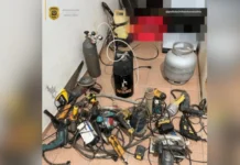 Polícia de Videira apreende ferramentas da construção civil sem comprovação legal