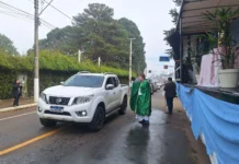 Procissão de São Cristóvão reúne centenas de veículos em Caçador