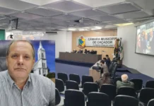 Câmara de Caçador encerra sessão em homenagem a Wilson Binotto