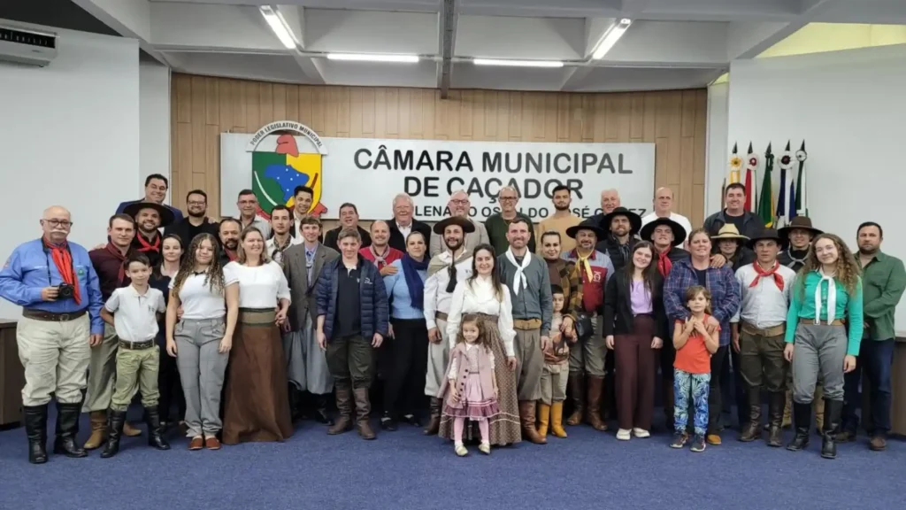 Câmara de Caçador oficializa Semana Farroupilha no calendário
