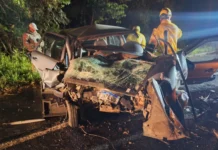 Homem morre em colisão frontal na SC-453 em Luzerna