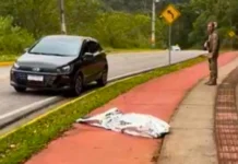 Corpo de mulher é encontrado com calças arriadas e sinais de violência em SC