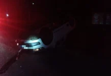 Homem fica ferido em capotamento na rodovia SC-135 em Videira