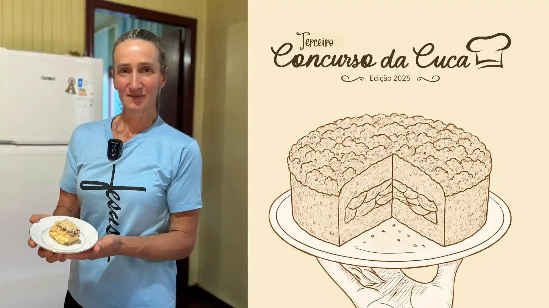 Concurso da Cuca: Rozelene Colombelli leva tradição à grande final