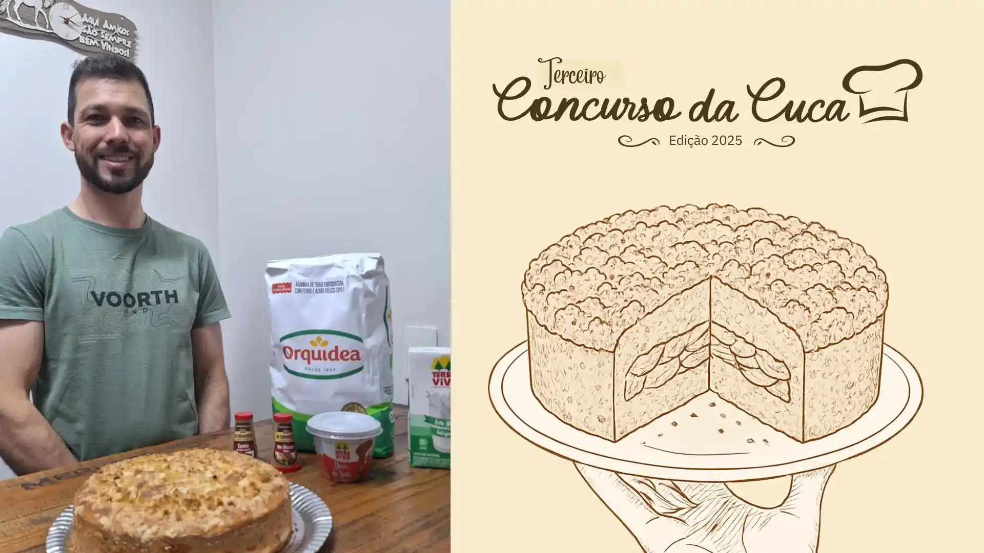 Concurso da Cuca 2025: José Kléber aposta em receita de abacaxi com brigadeiro branco 