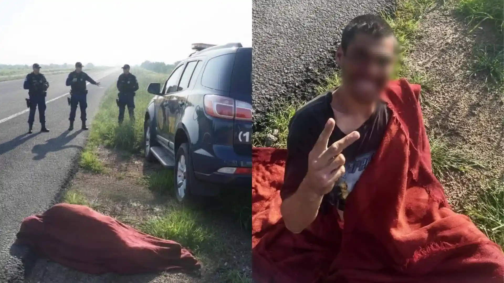 Post fake dizia que PRF verificou corpo em rodovia, mas era homem dormindo; imagens são falsas e criadas por IA.