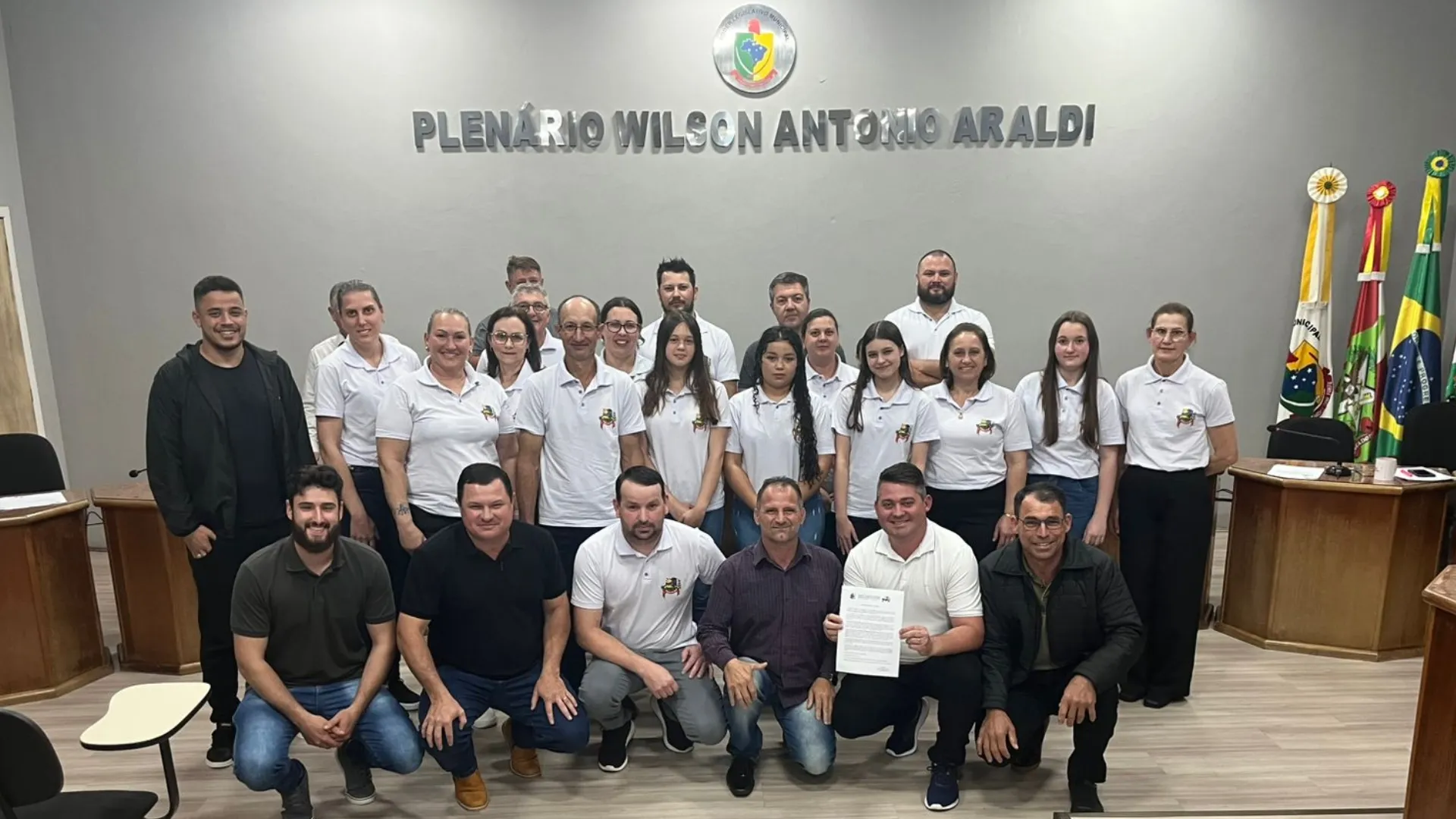 Vereadores de Ibiam homenageiam Fanfarra Municipal