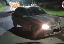 Homem fica inconsciente após batida frontal em Lebon Régis