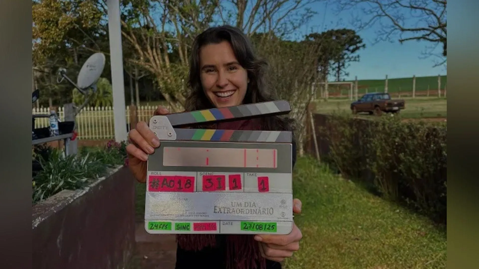 Atriz caçadorense estreia como protagonista em filme da Globo