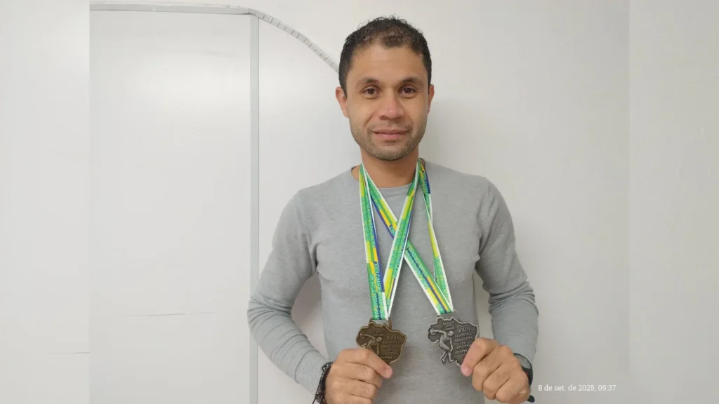 André Vatrin conquista medalhas no Brasileiro Master de Atletismo
