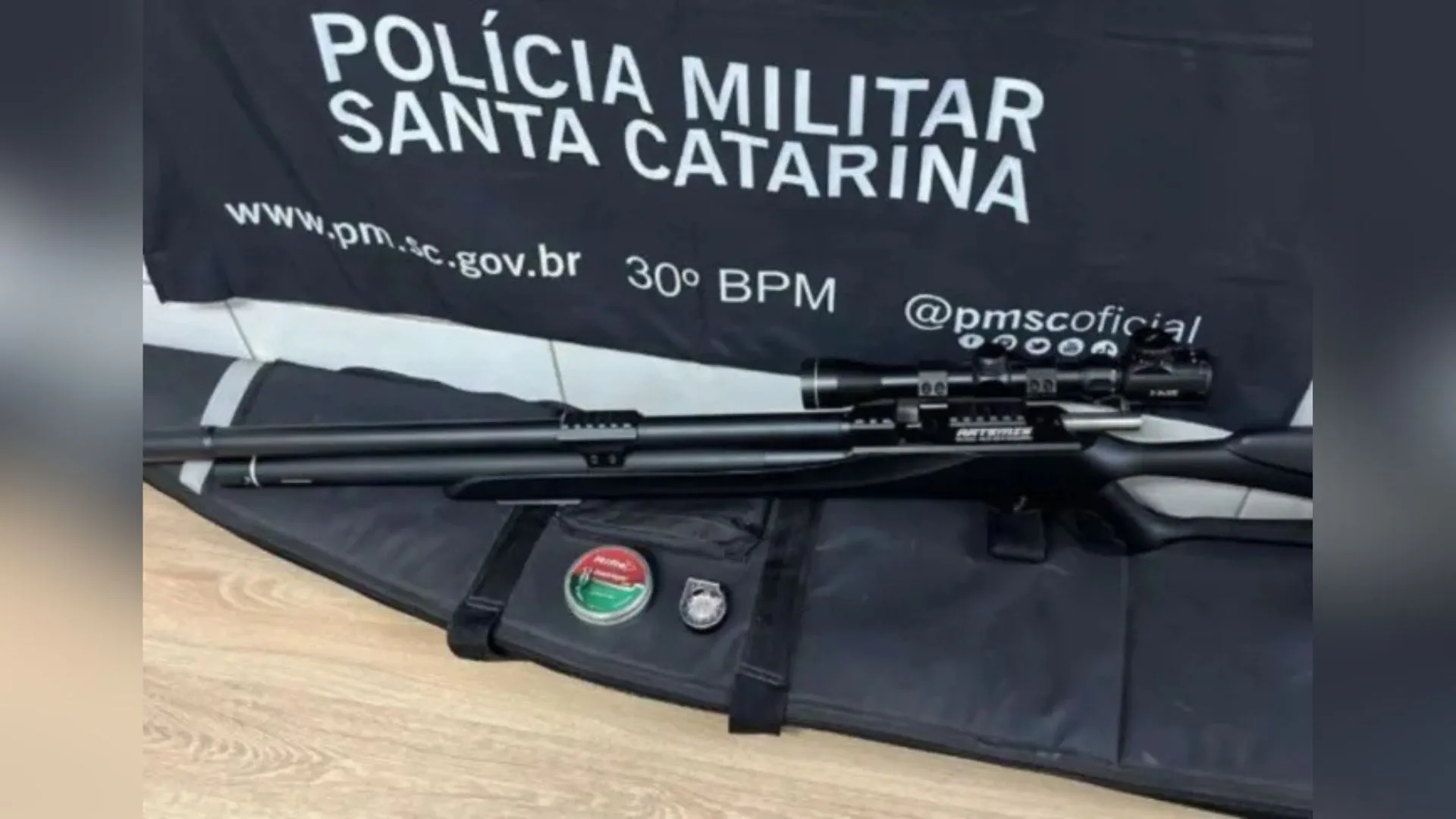 Frei é detido por atirar em pássaros no Oeste do Estado
