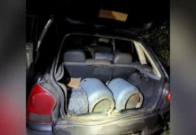 Polícia Militar recupera veículo e botijões furtados em Lebon Régis