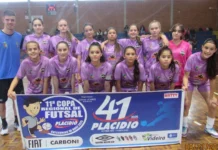 Futsal de base movimenta o fim de semana em Videira na 11ª Copa Regional