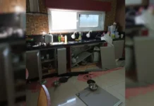 Explosão causada por vazamento de gás deixa idosa ferida