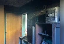 Casa pega fogo assustando moradores em Curitibanos