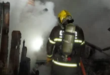 Dois incêndios destroem residências no Meio-Oeste de SC em menos de duas horas