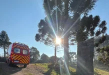 Motociclista morre ao tentar atravessar mata-burro em SC