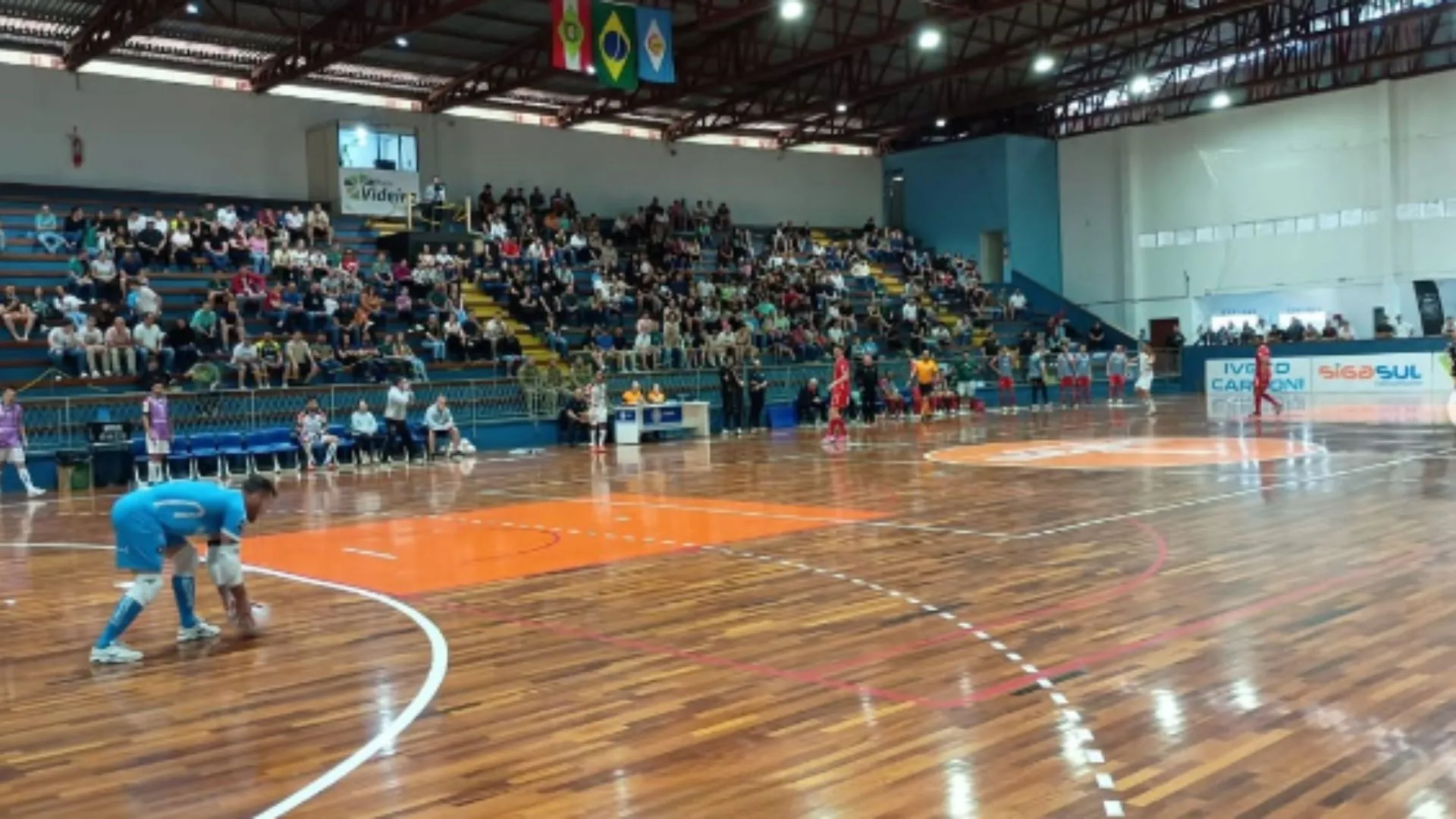 Atlântico vence Blumenau por 8 a 3 em jogo da Liga Nacional em Videira