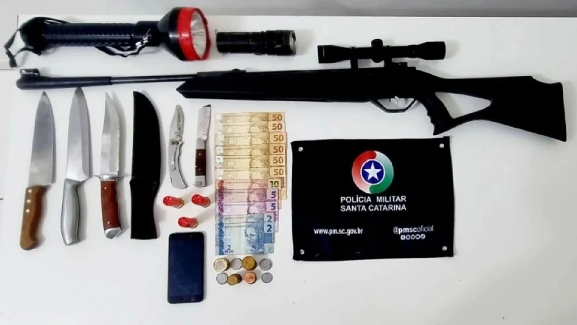 Homem é preso após furtar residência interior de Fraiburgo