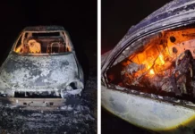 Polícia Militar prende três e encontra veículo furtado incendiado