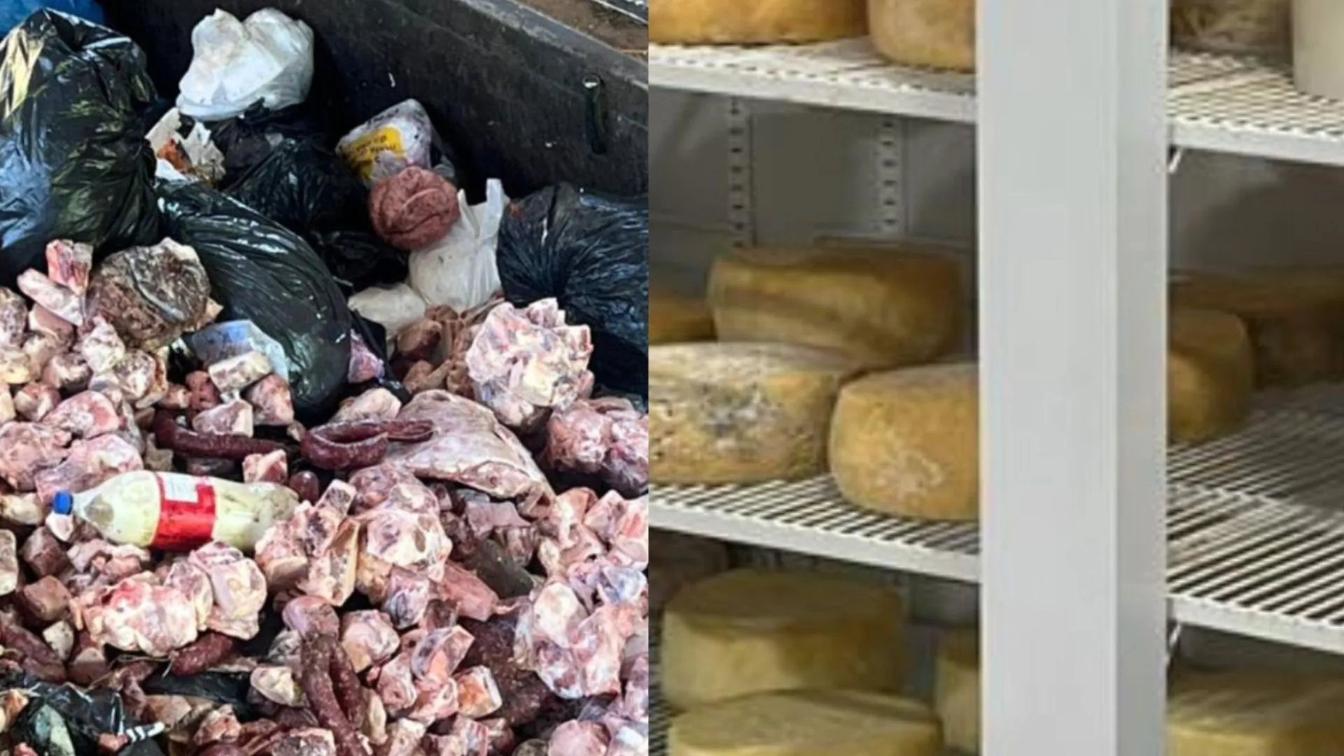 Mais de meia tonelada de alimentos irregulares são apreendidos no Oeste de SC