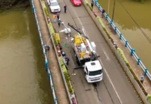 Ponte em Videira terá trânsito em meia pista nesta quarta-feira Defesa Civil de SC amplia monitoramento de rios com nova estação em Videira