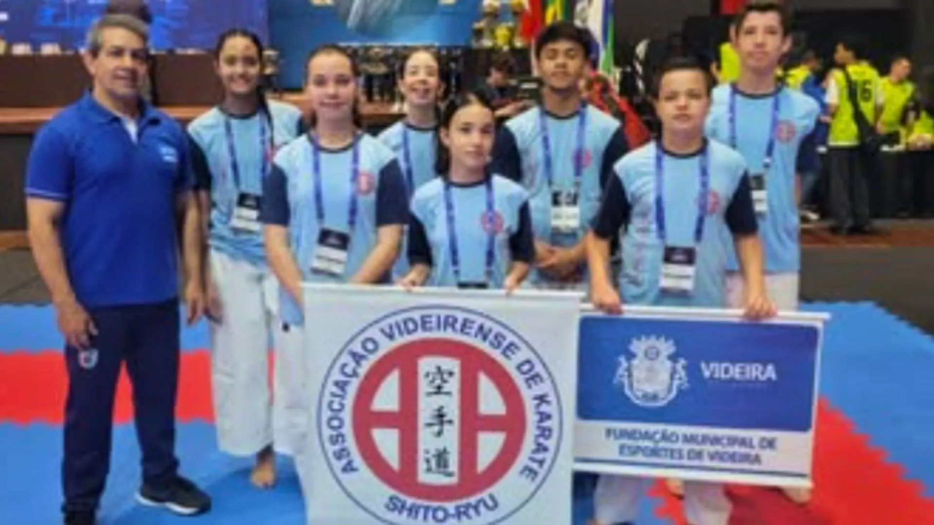 Com três ouros, karatê de Videira domina pódio no Open Internacional