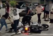 Pancadaria em frente a casa noturna envolve mais de 10 pessoas em Joaçaba