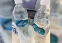 Homem passa mal após consumir água mineral contaminada no interior de SP