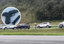 Perseguição policial na BR-470 mobiliza diversas equipes e termina em morte