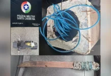 Suspeito é flagrado furtando fios de cobre de associação pública em Campos Novos