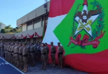 Polícia Militar de Videira celebra 19 anos da 2ª Companhia do 15º Batalhão