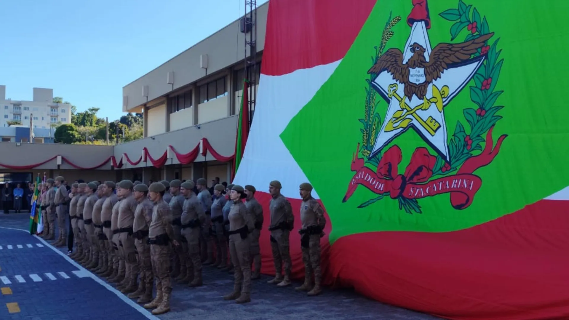 Polícia Militar de Videira celebra 19 anos da 2ª Companhia do 15º Batalhão