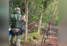 Polícia combate pesca ilegal em Campos Novos durante Operação Piracema